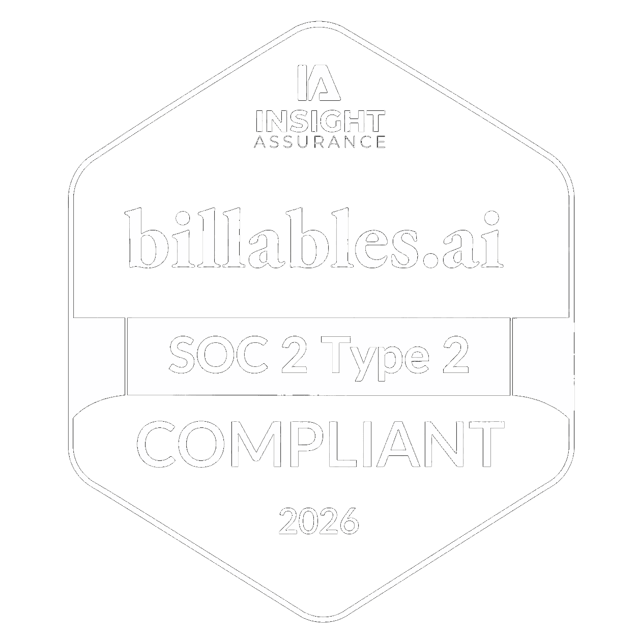 SOC 2 Type 2 compliant, 2026, audited by Insight Assurance.